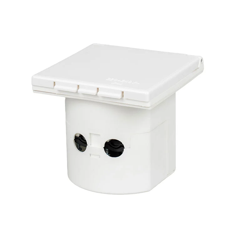 Square European Standard Ip44 Waterproof Rv Socket Box